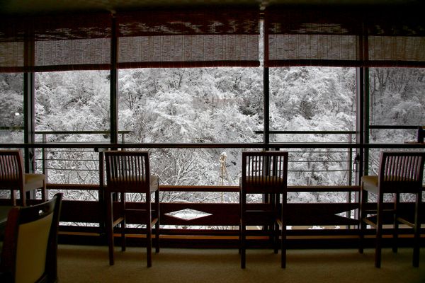 松川渓谷の冬